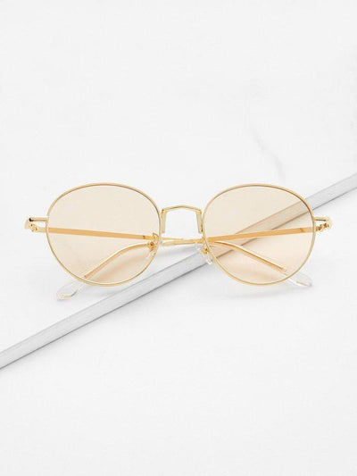 Tinted Flat Lens Sunglasses-accessories-Des Mess