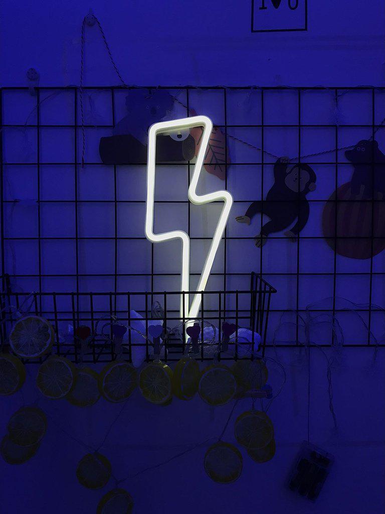 Battery Operated Lightning Bolt Light Battery Not Include-others-Des Mess