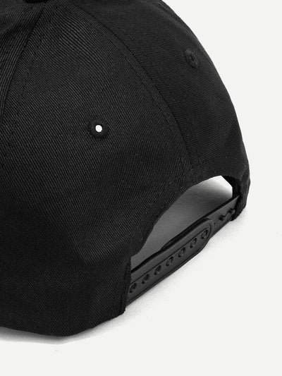 Embroidered Letter Baseball Cap-accessories-Des Mess