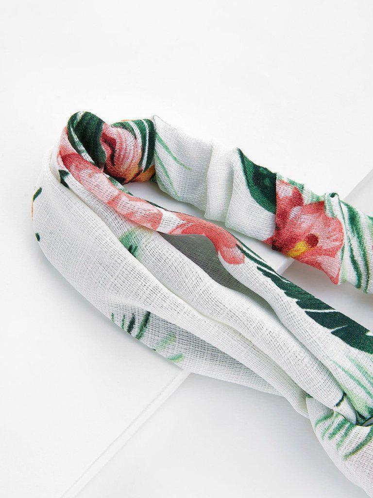 Jungle Print Twist Headband-hair-Des Mess