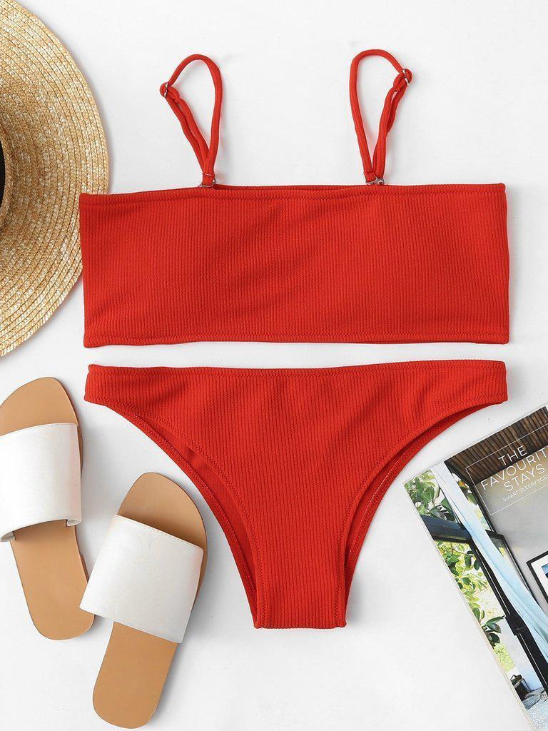 Detachable Straps Bikini Set-swimwear-Des Mess