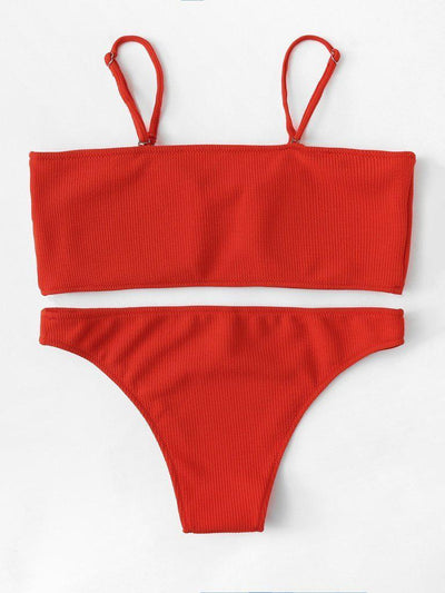 Detachable Straps Bikini Set-swimwear-Des Mess