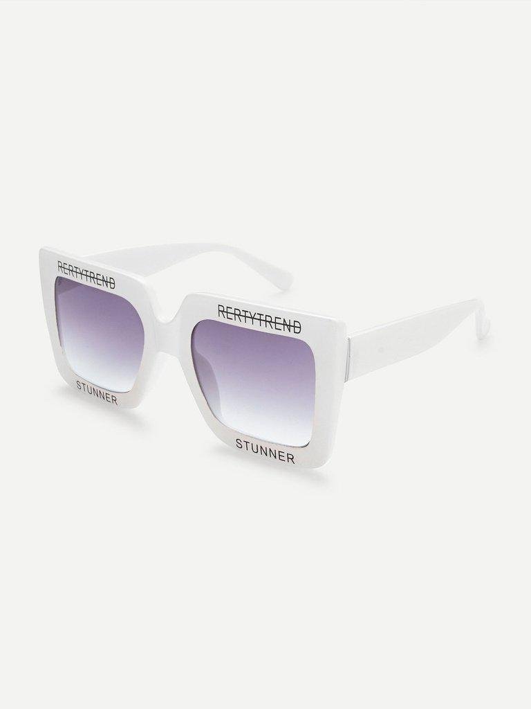 Oversized Square Sunglasses-accessories-Des Mess