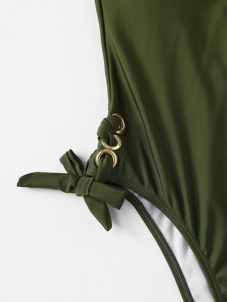 Lace Up Swimsuit-swimwear-Des Mess