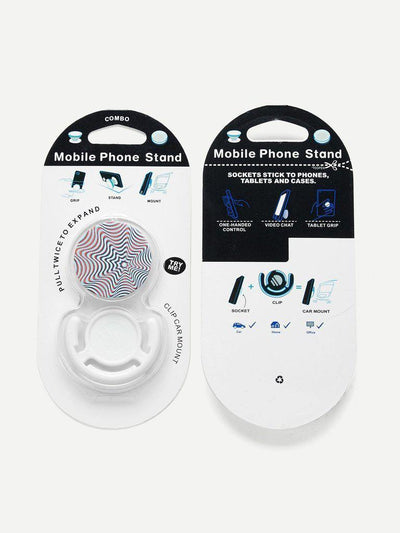 Abstract Lines Gasbag Phone Holder-others-Des Mess