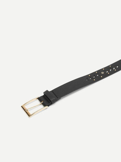 Metal Buckle Hollow Out Belt-accessories-Des Mess