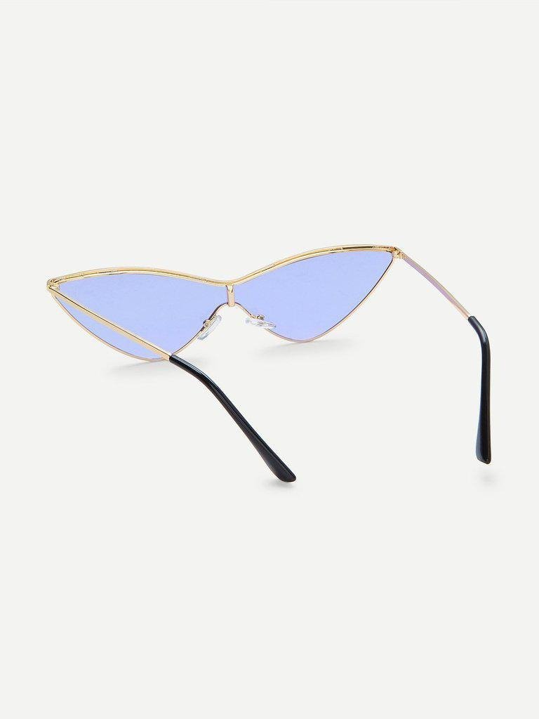 Metal Extreme Cat Eye Sunglasses-accessories-Des Mess