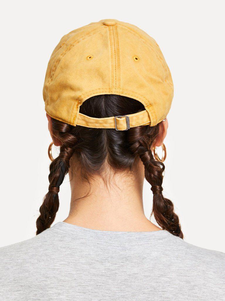 Embroidered Hole Detail Baseball Cap-accessories-Des Mess