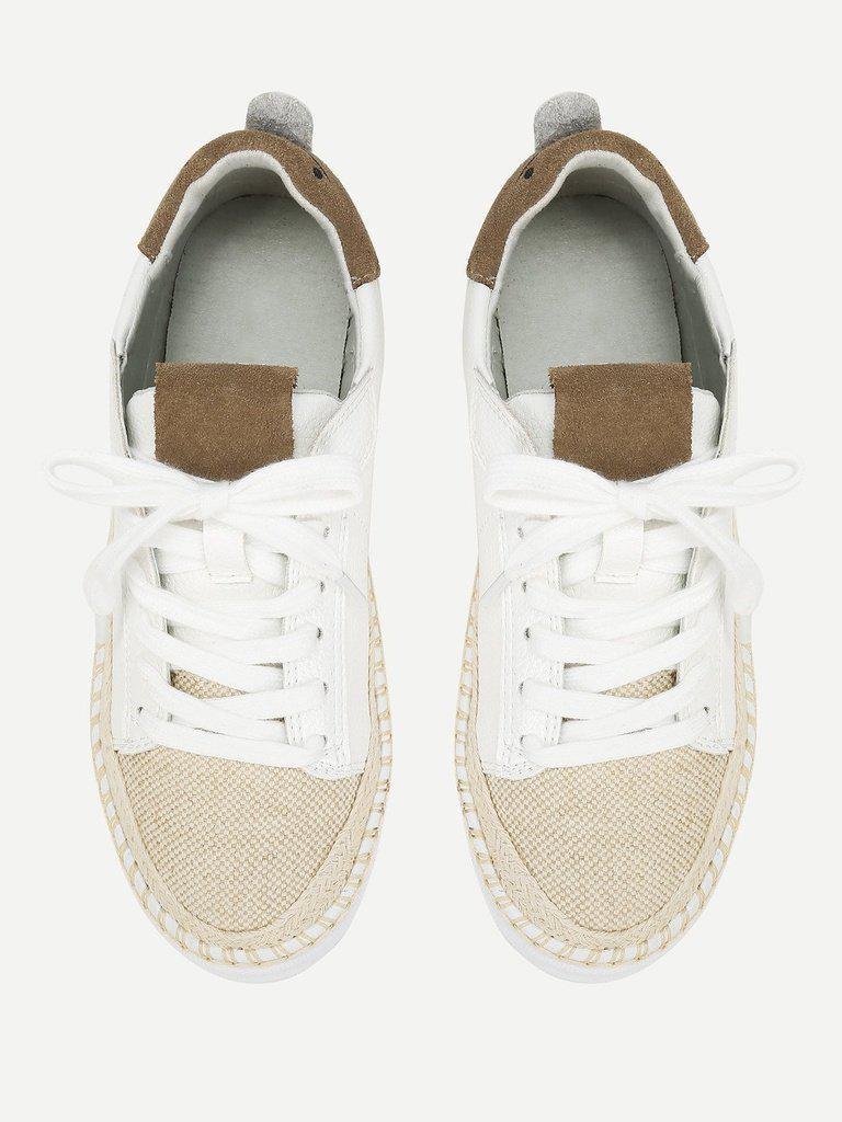 Lace Up Splice Color Sneakers-shoes-Des Mess