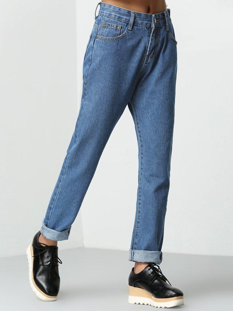 Rolled Up Mom Jeans-bottom-Des Mess