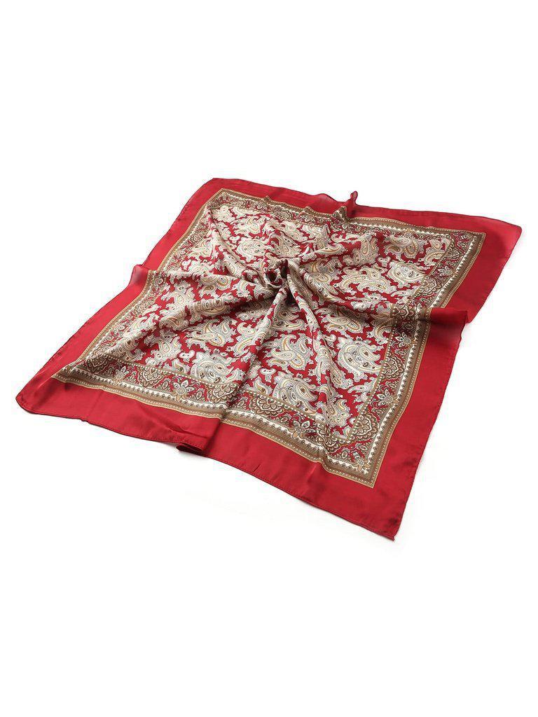 Paisley Print Satin Bandana-accessories-Des Mess