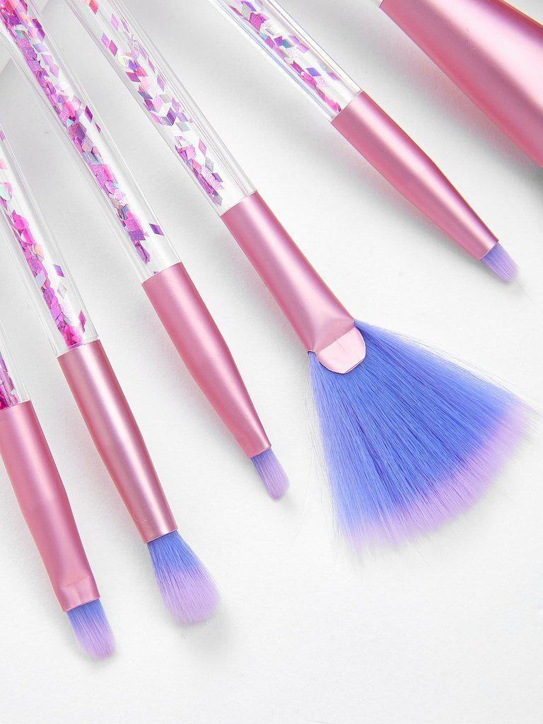 Quicksand Handle Makeup Brush Set 7pcs-makeup-Des Mess
