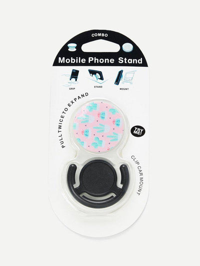Cactus Print Gasbag Phone Holder-others-Des Mess