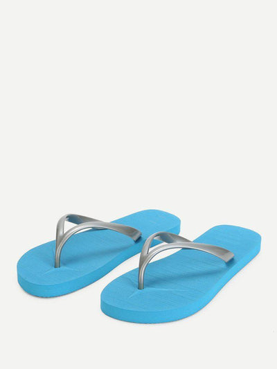 Letter Toe Post Sandals-shoes-Des Mess