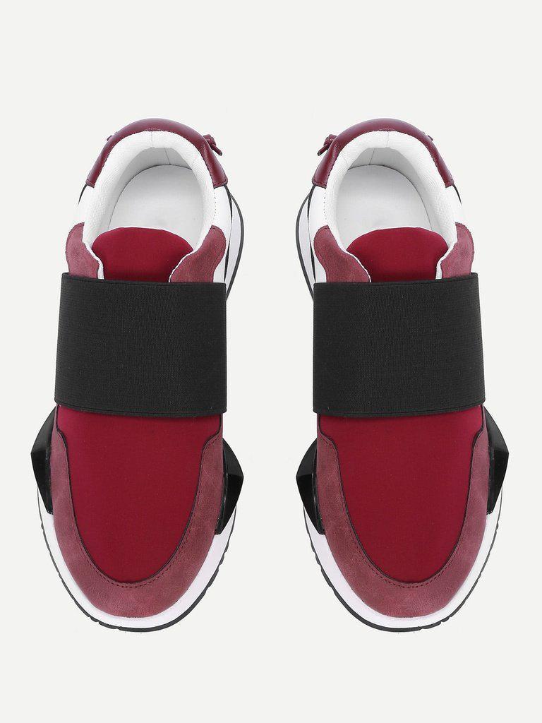 Two Tone Slip On Sneakers-shoes-Des Mess