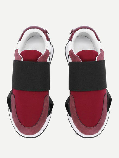 Two Tone Slip On Sneakers-shoes-Des Mess