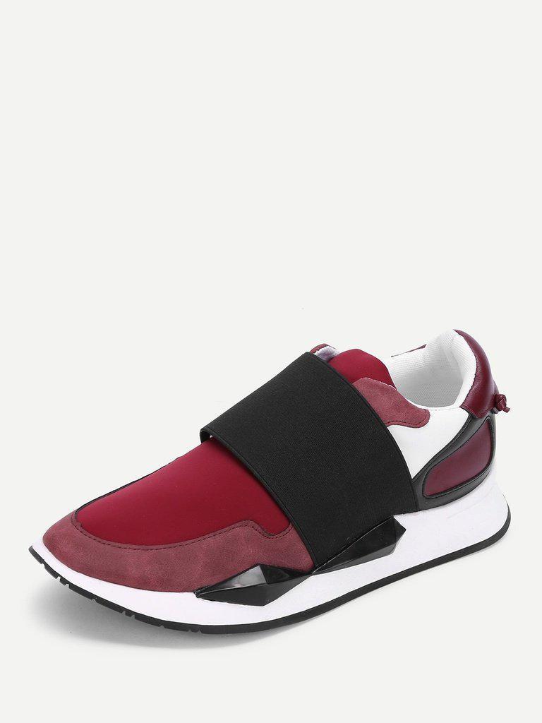 Two Tone Slip On Sneakers-shoes-Des Mess