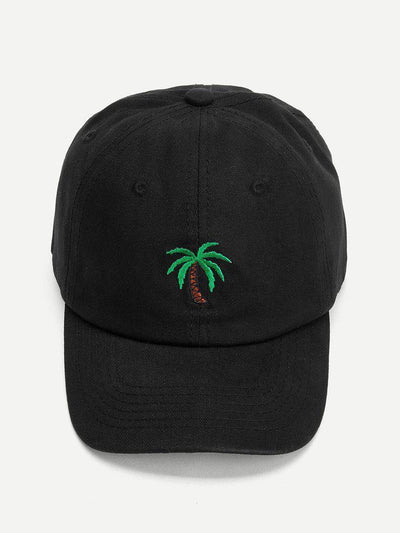 Embroidered Palm Baseball Cap-accessories-Des Mess