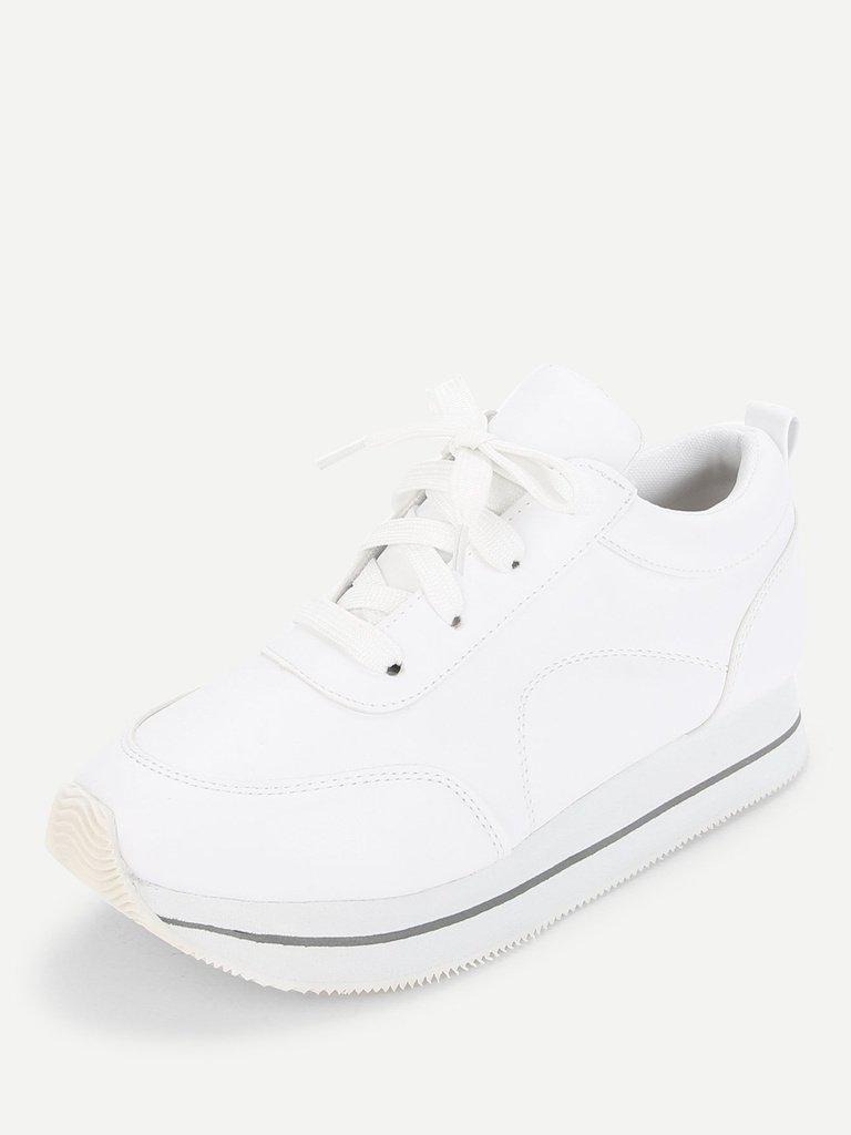 Lace Up Low Top Sneakers-shoes-Des Mess