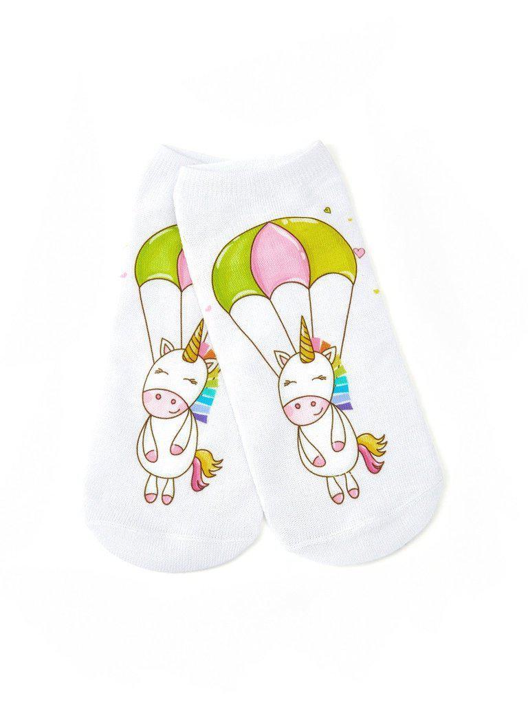 Cartoon Print Invisible Socks-accessories-Des Mess
