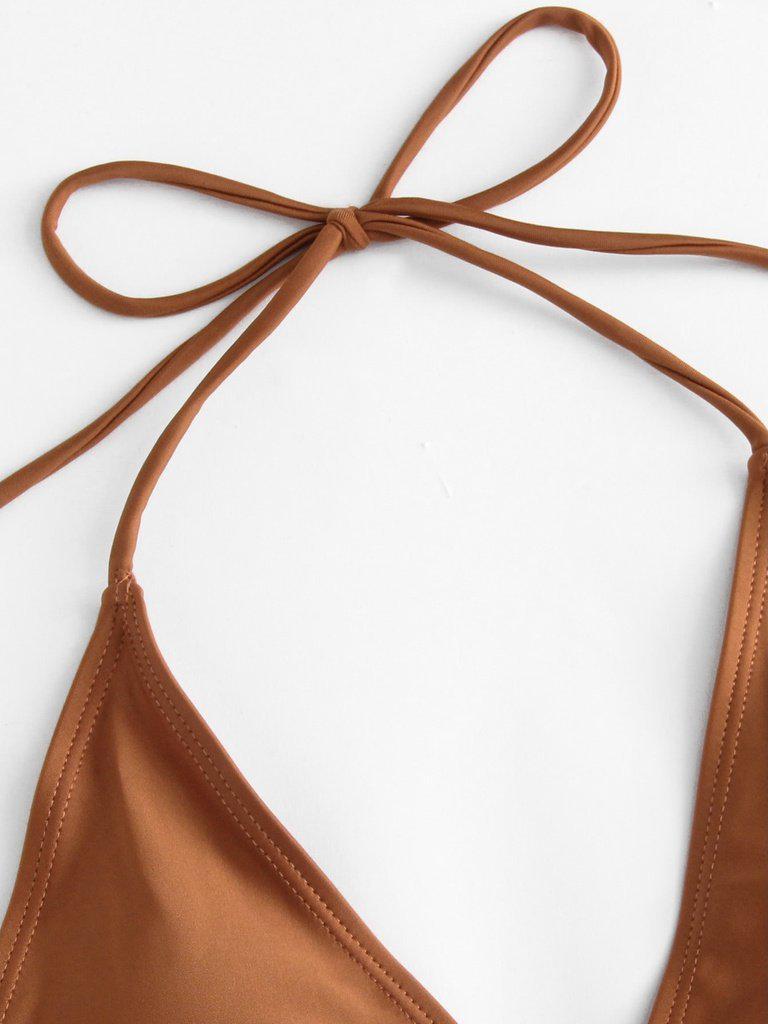 Self Tie Bikini Set-swimwear-Des Mess