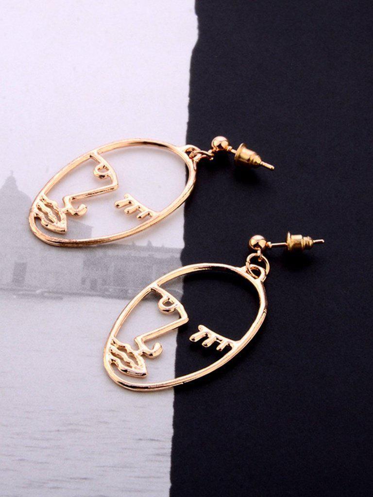 Open Face Drop Earrings-jewelry-Des Mess