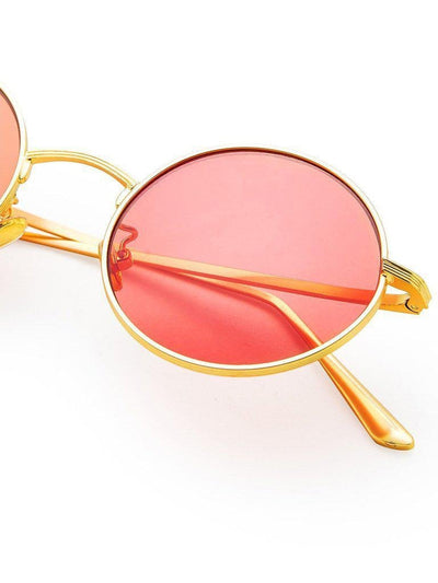 Flat Lens Round Sunglasses-accessories-Des Mess