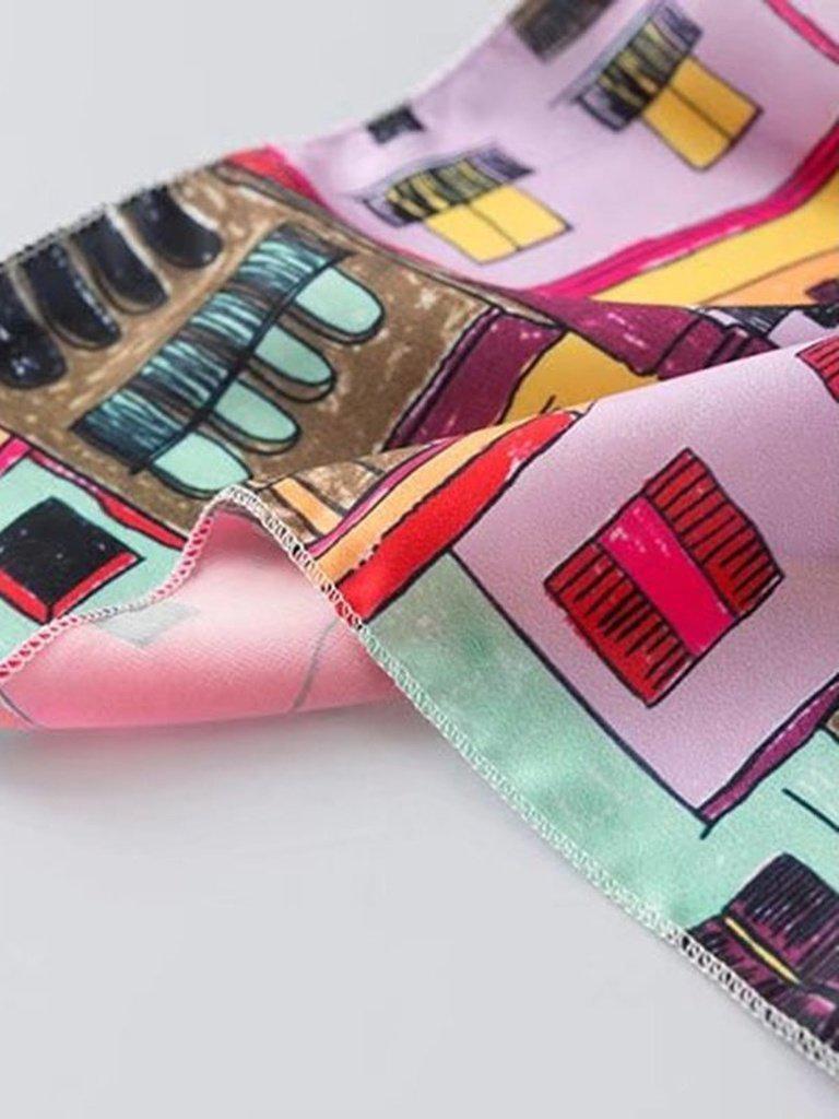 Cartoon Print Bandana Scarf-accessories-Des Mess