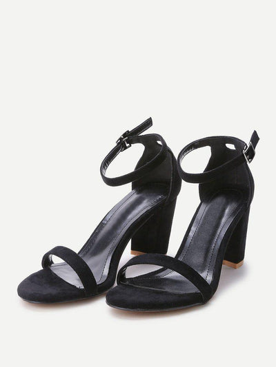 Two Part Block Heeled Sandals-shoes-Des Mess
