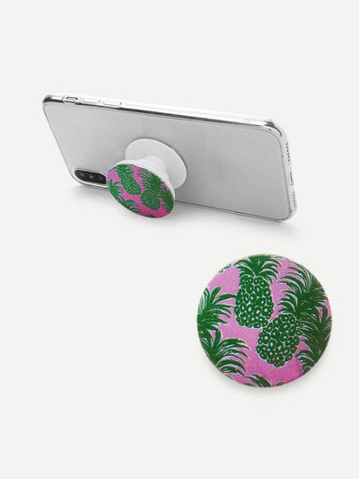 Pineapple Print Gasbag Phone Holder-others-Des Mess