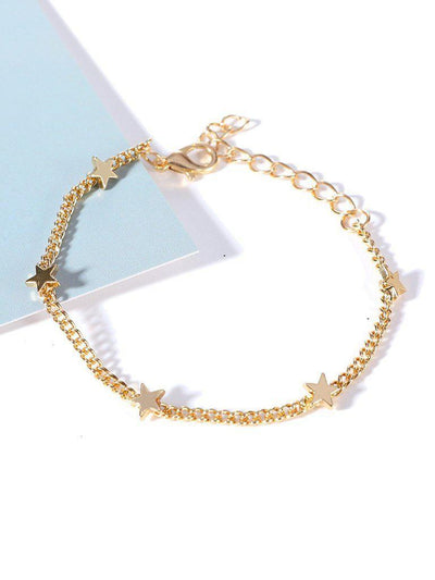 Star Charm Chain Bracelet--Des Mess