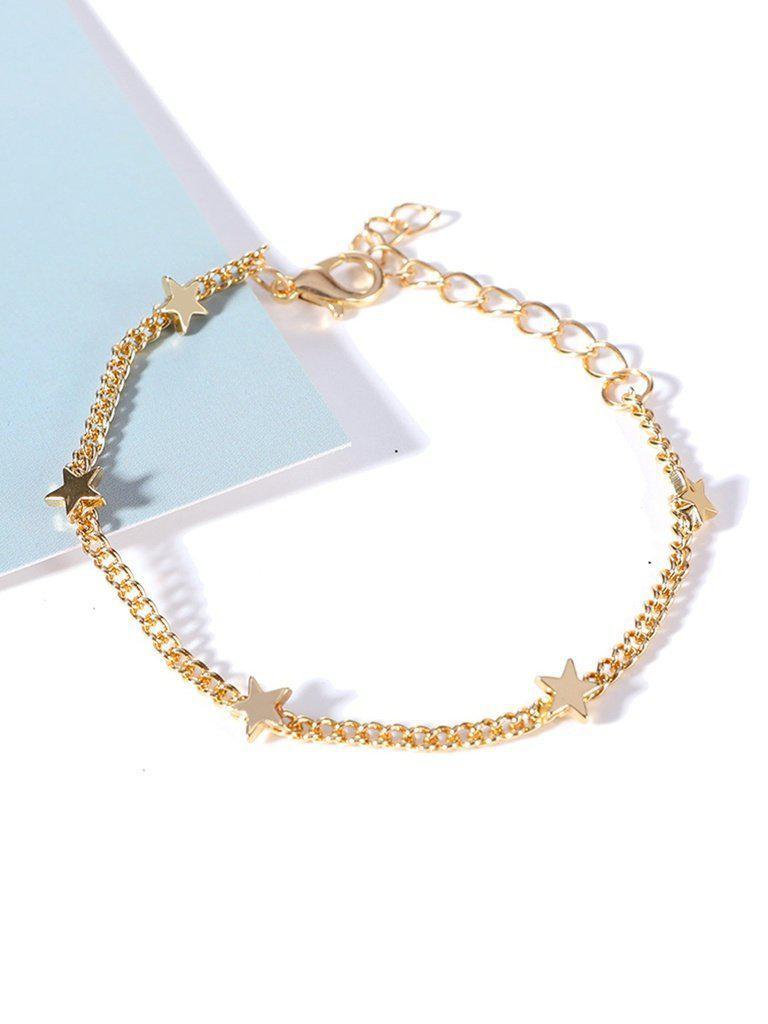 Star Charm Chain Bracelet--Des Mess