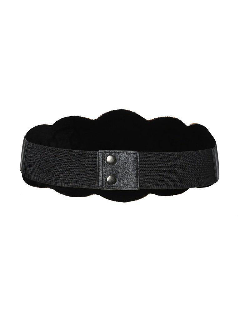Beaded Design Elastic Belt-accessories-Des Mess
