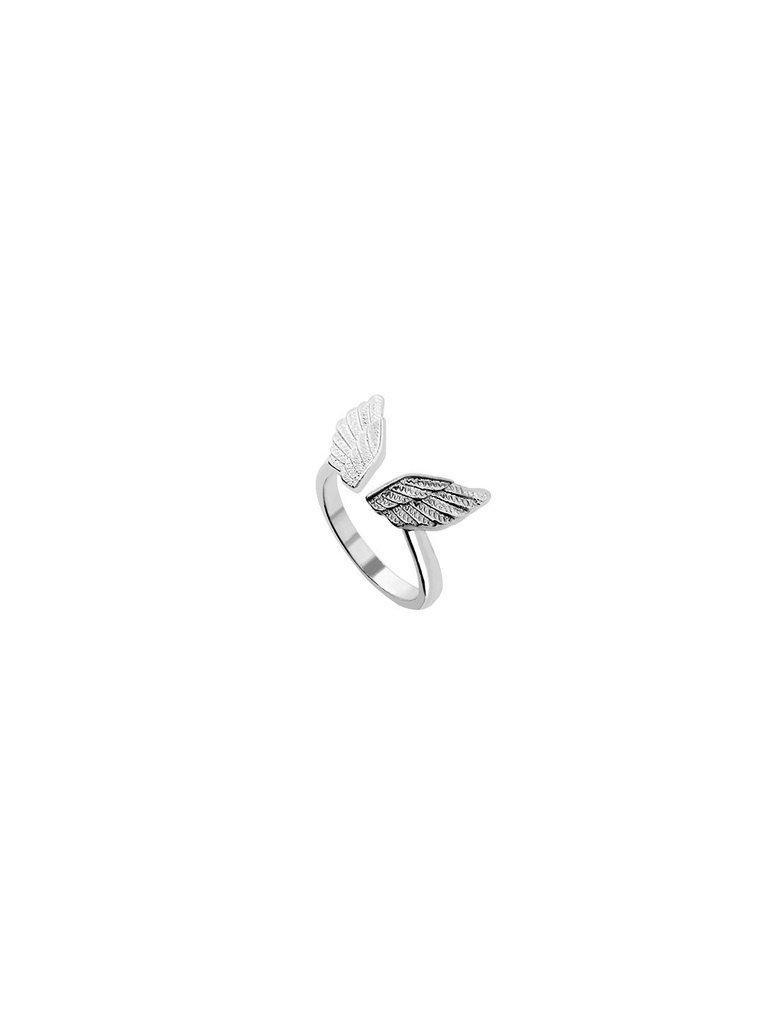 Silver Plated Wings Ring-jewelry-Des Mess
