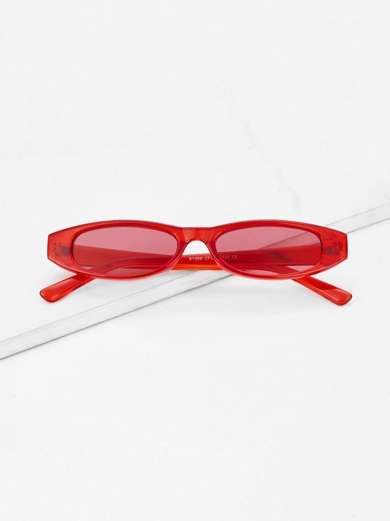Oval Lens Sunglasses-accessories-Des Mess