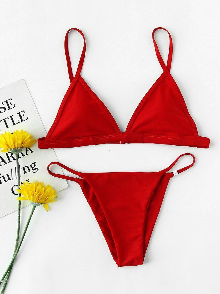 Triangle Beach Bikini Set-swimwear-Des Mess