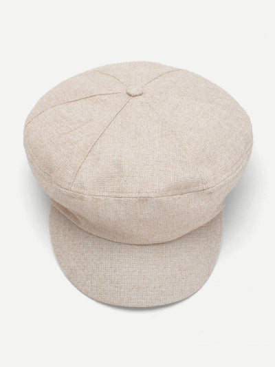 Plain Baker Boy Hat-accessories-Des Mess