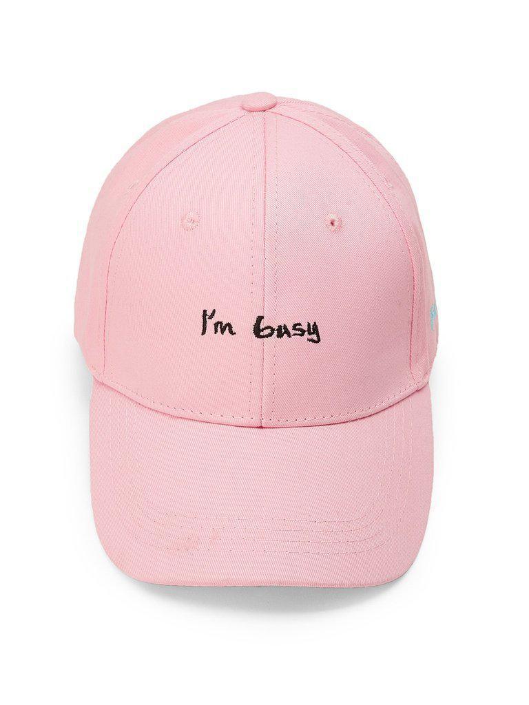 Embroidered Letter Baseball Cap-accessories-Des Mess