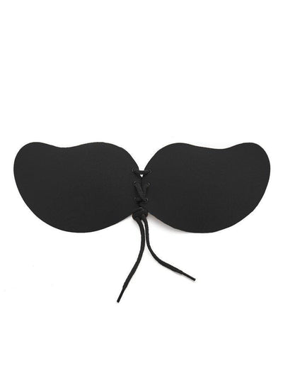 Seamless Lace Up Push Up Self Adhesive Bra-lingerie-Des Mess