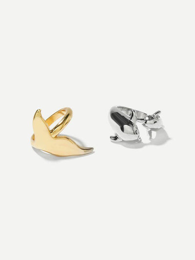 Animal Design Rings Set 2pcs-jewelry-Des Mess