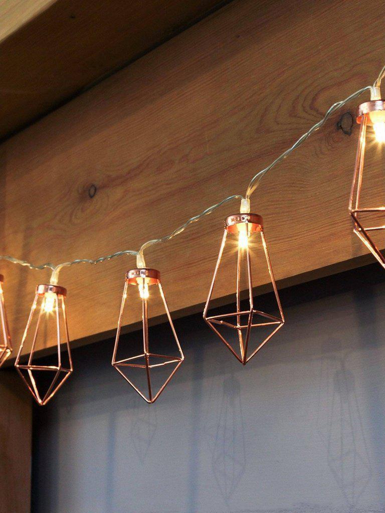 Geometric Lampshade 10pcs String Light-others-Des Mess