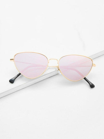 Metal Frame Cat Eye Sunglasses-accessories-Des Mess