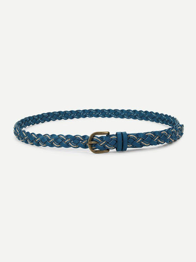 Metal Buckle Braided Belt-accessories-Des Mess