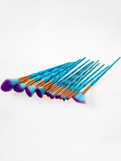 Diamond Handle Makeup Brush Set 12pcs--Des Mess