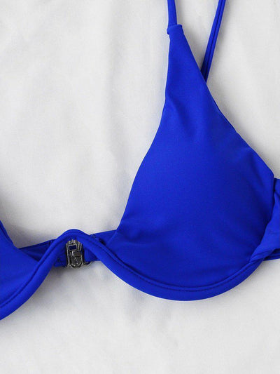 Sexy Triangle Bikini Set-swimwear-Des Mess