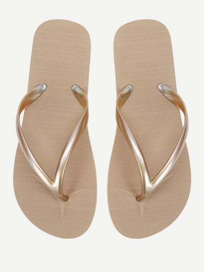 Letter Toe Post Sandals-shoes-Des Mess