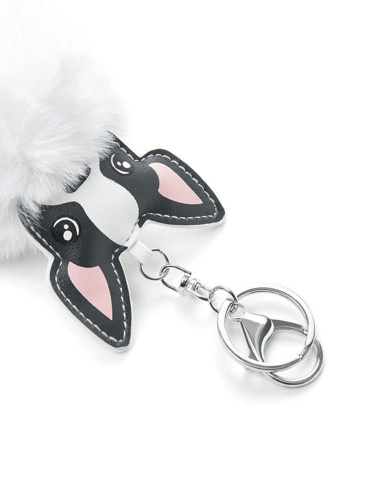 Dog Detail Pom Pom Keychain-others-Des Mess