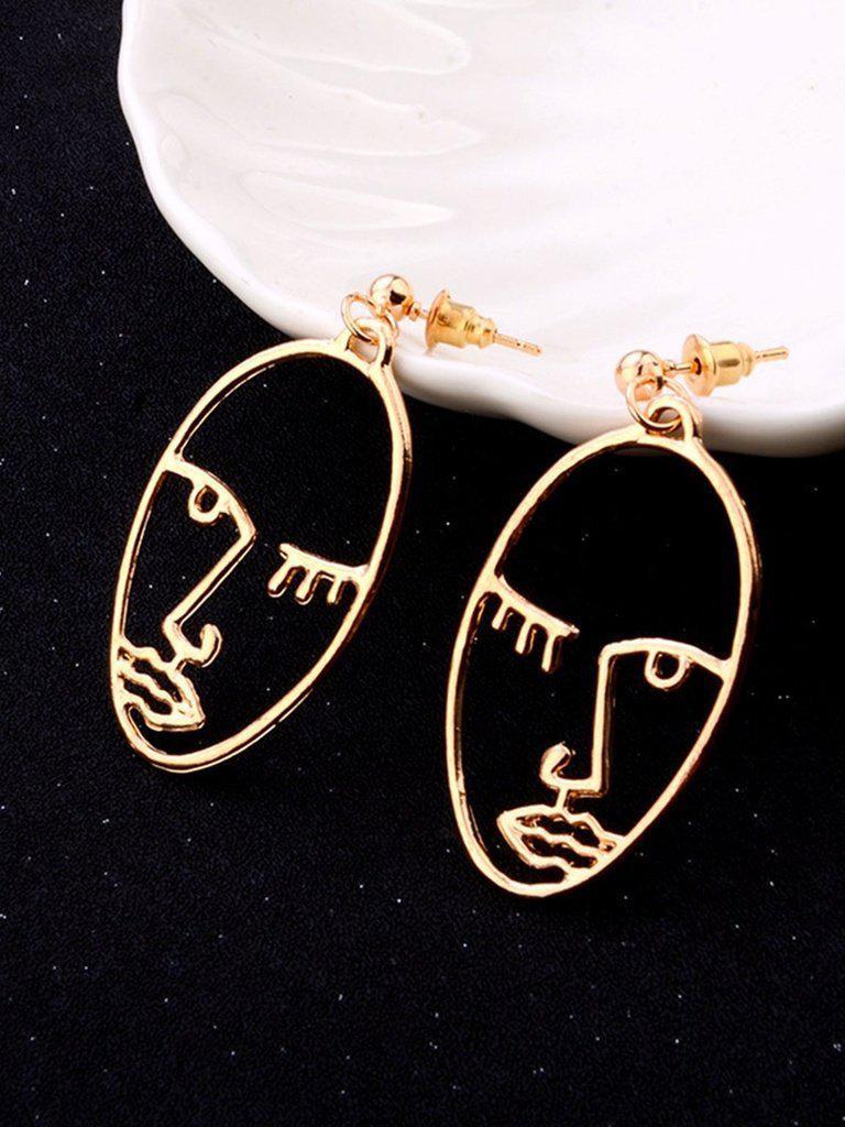 Open Face Drop Earrings-jewelry-Des Mess