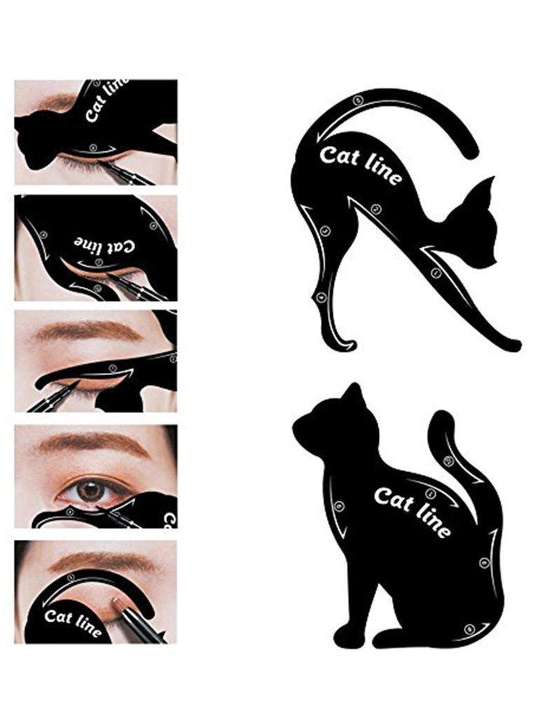 Cat Eyeliner Stencil-makeup-Des Mess