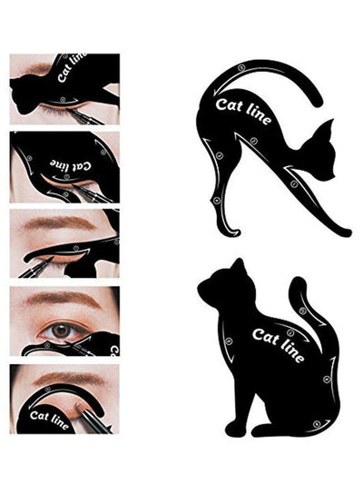 Cat Eyeliner Stencil-makeup-Des Mess